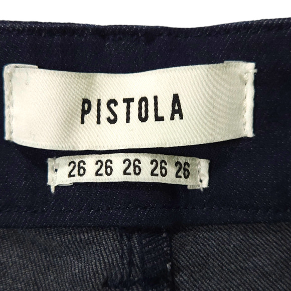 NWOT Pistola High Rise Slit Pockets Ankle Zip Skinny Jeans Sz. 26 Midnight Blue - Picture 3 of 12